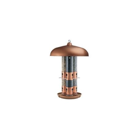 Perky-Pet Perky-Pet 7103-2 Triple-Tube Bird Feeder, 10 lb Food, Mixed Seed, Nyjer, Thistle Food, 12-Port/Perch 7103-2